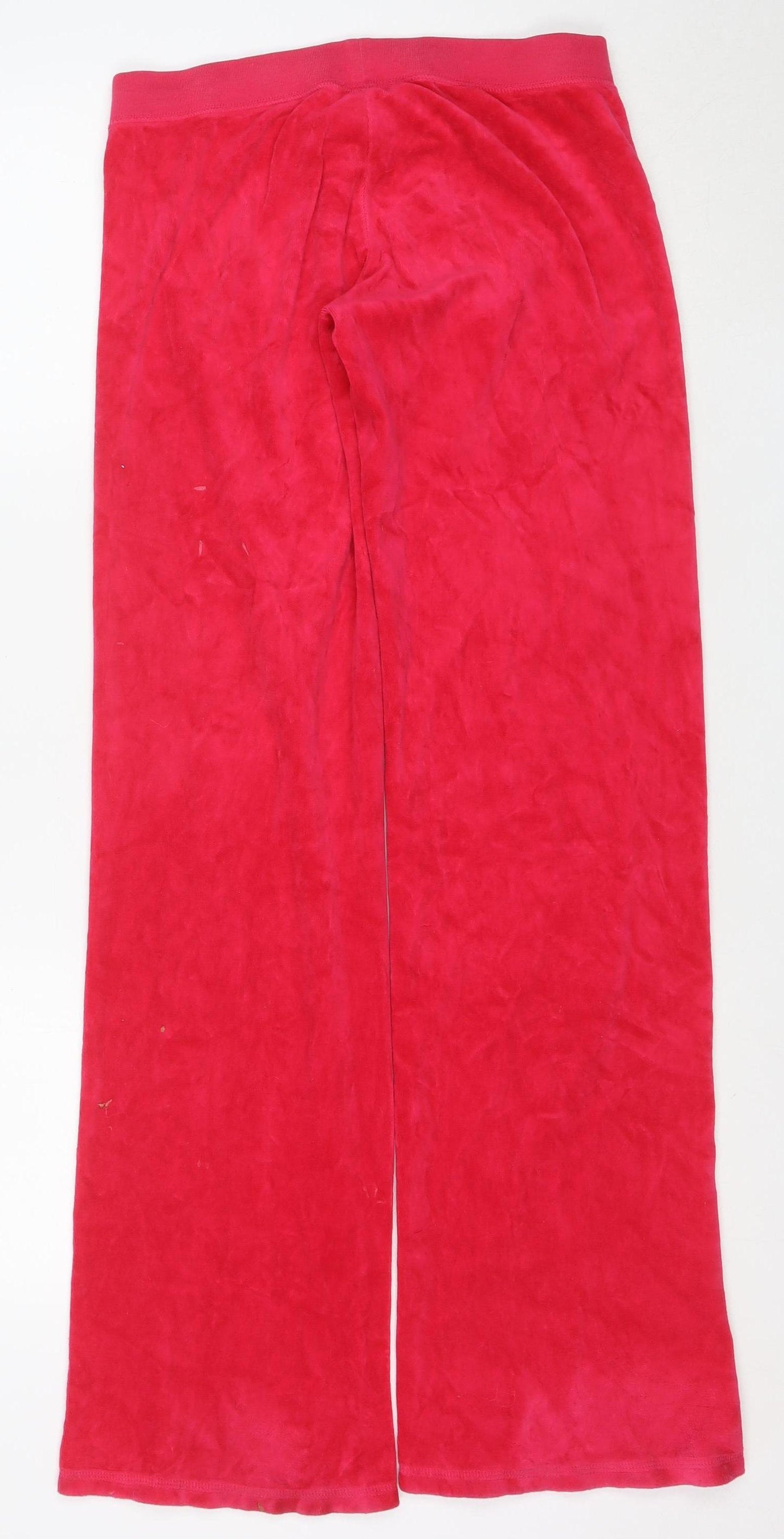 Juicy Couture Womens Pink Velour Sweatpants XS Petite Drawstring