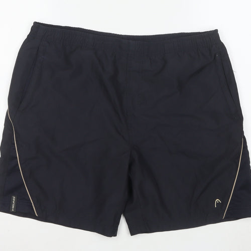 Head Mens Black Athletic Running Shorts L Quick Dry Lightweight