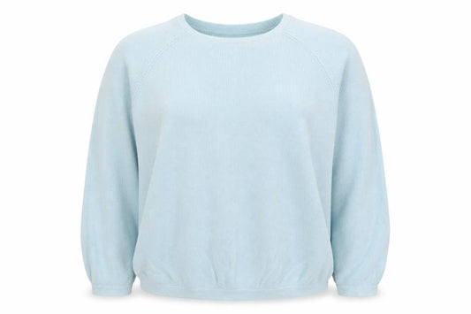 Front view of Marks & Spencer Women’s Blue Cotton Button Cardigan, size UK 12
