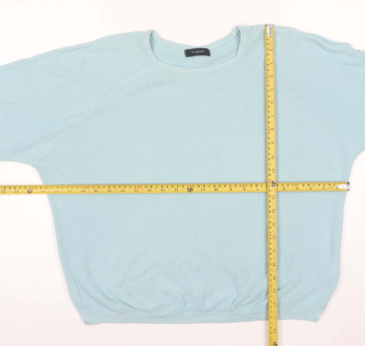 Marks and Spencer Women’s Blue Cotton Button Cardigan Size 12