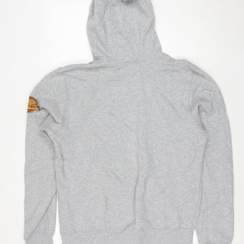 New Era Men’s Grey Canucks Pullover Hoodie Size M Sports Logo