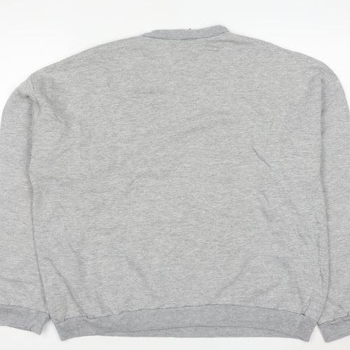 Yazzarmt Men's Grey Costa del Sol Graphic Sweatshirt Size S Crew Neck