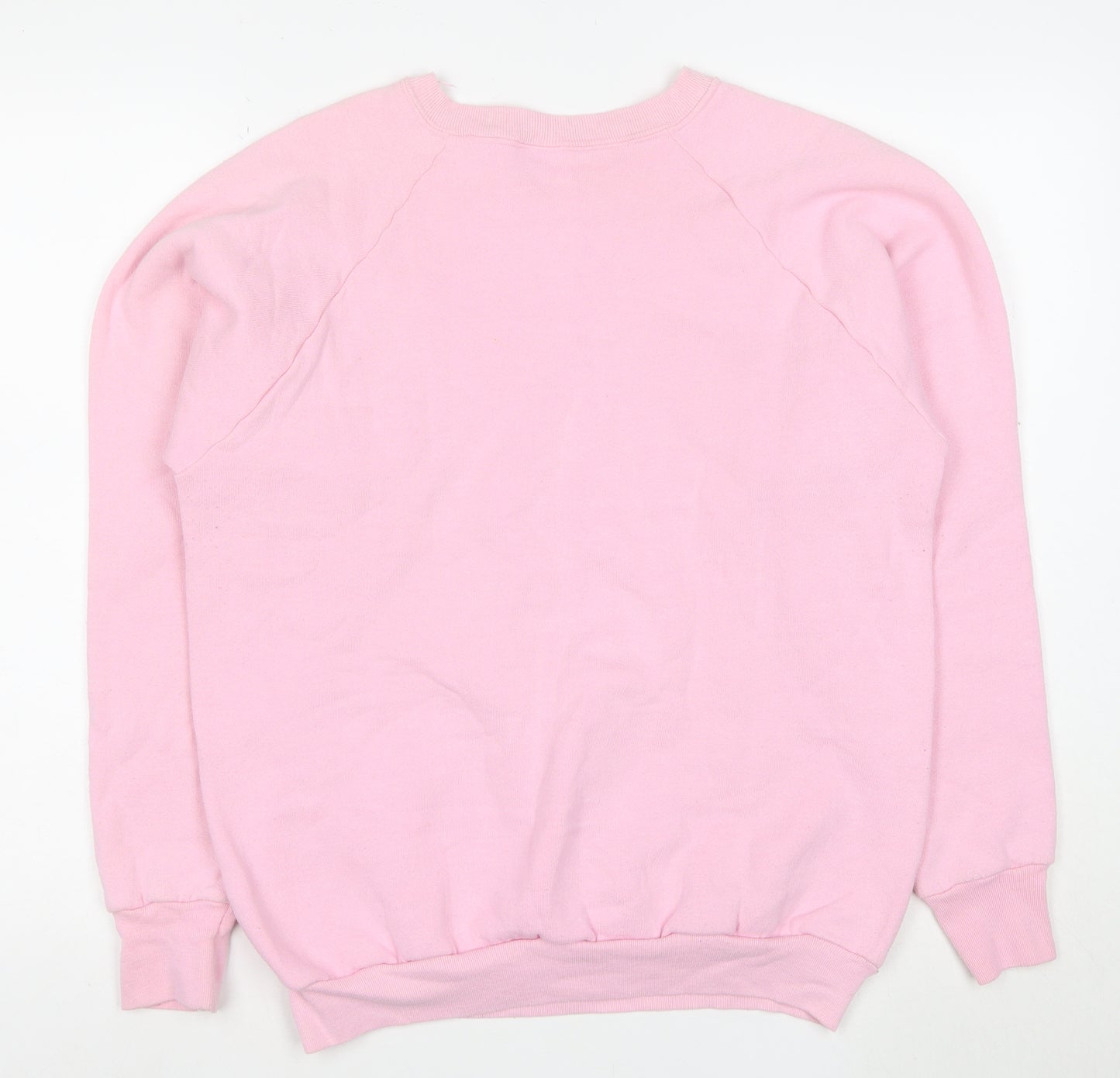 Fruit of the Loom Women Pink Tin Cup Colorado Pullover Sweatshirt L
