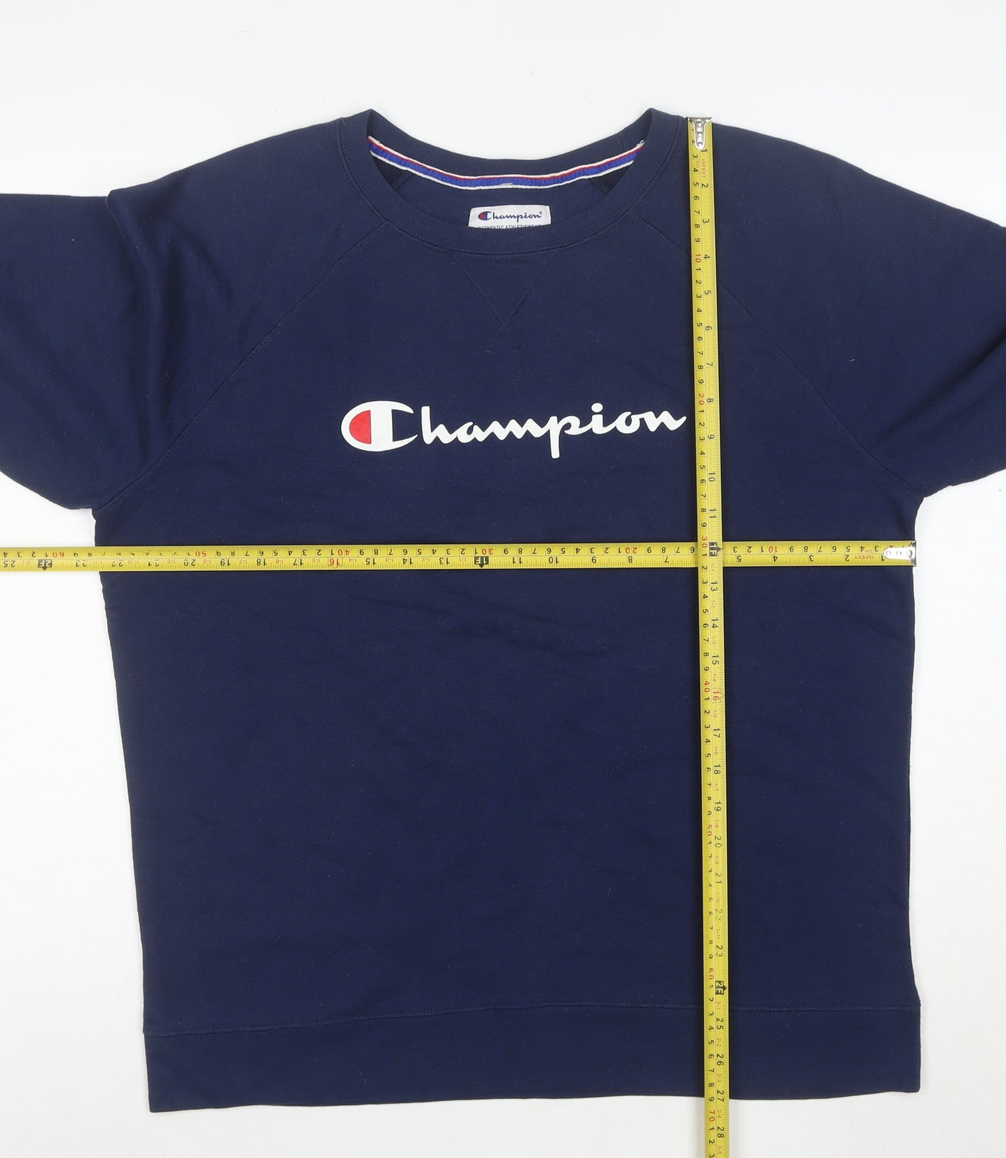 Champion Women's Navy Blue XL Crew Neck Pullover Sweatshirt