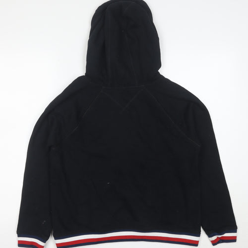Tommy Hilfiger Sport Womens Black Hoodie Medium Drawstring Pullover