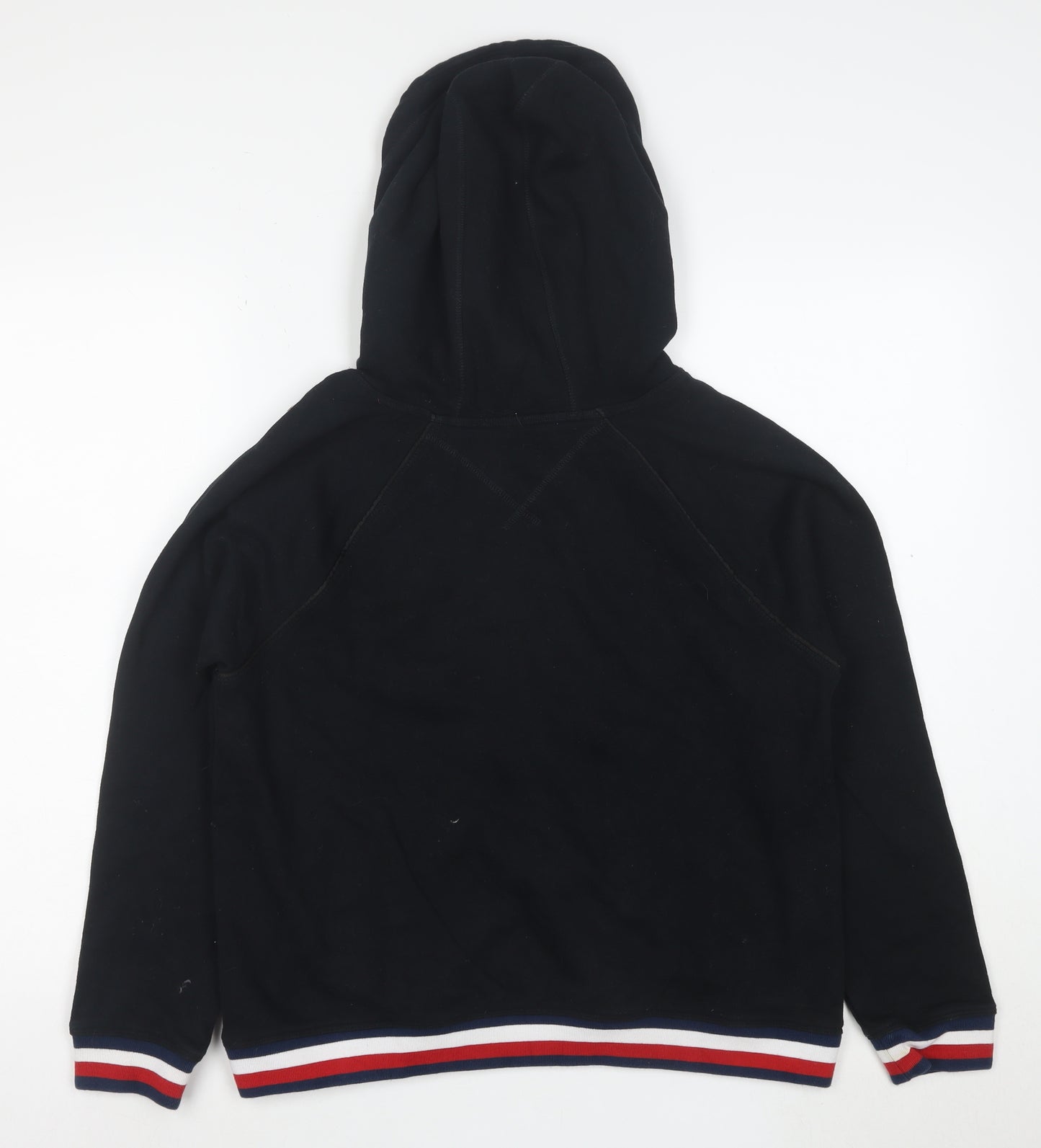 Tommy Hilfiger Sport Womens Black Hoodie Medium Drawstring Pullover