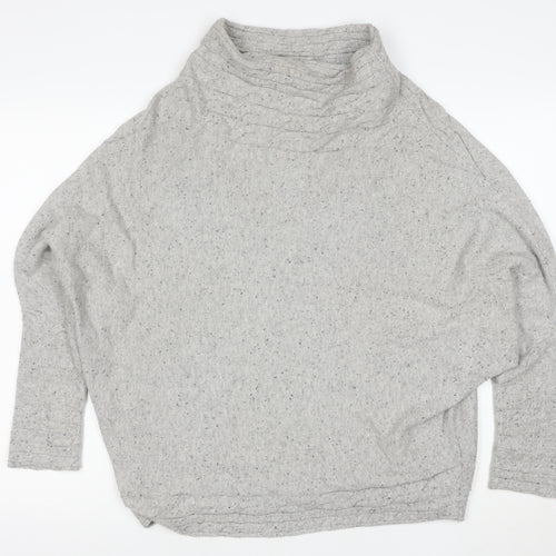 Phase Eight Women’s Grey Cowl Neck Relaxed Knit Jumper Size S