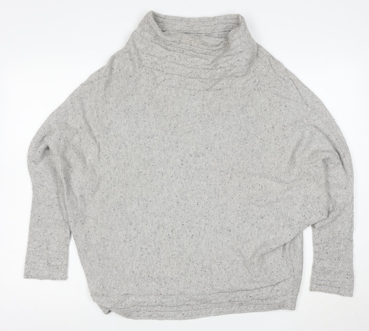 Phase Eight Women’s Grey Cowl Neck Relaxed Knit Jumper Size S