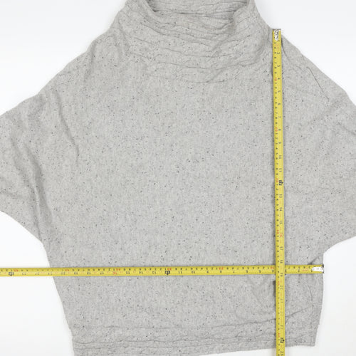 Phase Eight Women’s Grey Cowl Neck Relaxed Knit Jumper Size S