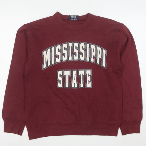 JanSport Men’s Red Mississippi State Sweatshirt M Graphic Pullover