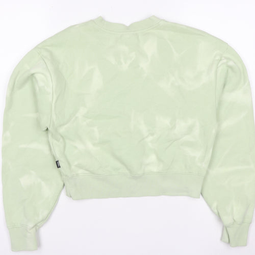 Vans Women Mint Green Tie Dye Crew Neck Pullover Sweatshirt XS