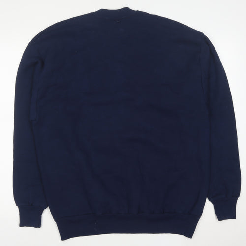 Jerzees Men's Blue XL Crew Neck Pullover Sweatshirt