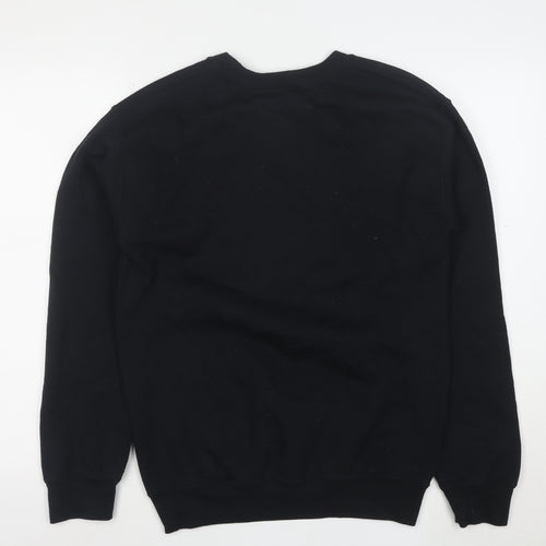 Gildan Women's Black S Pullover Sweatshirt with Graphic Design