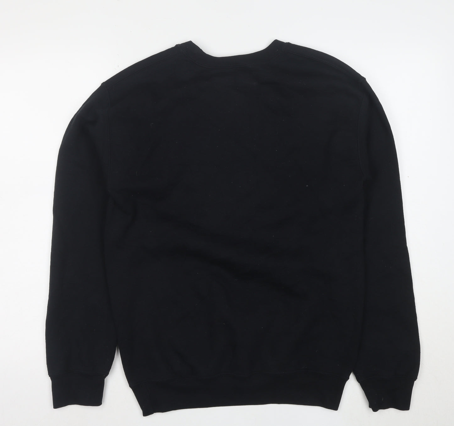 Gildan Women's Black S Pullover Sweatshirt with Graphic Design