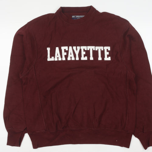 Champion Reverse Weave Men's Red Lafayette Sweatshirt M