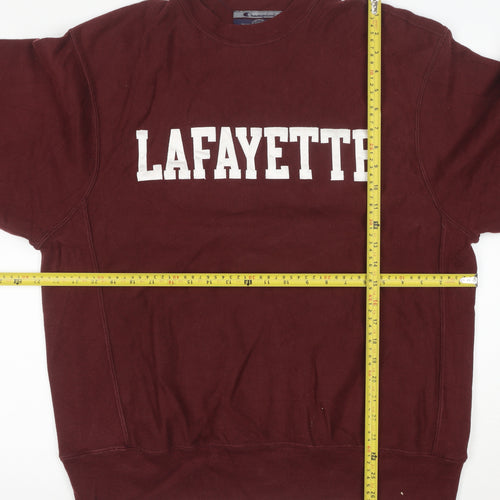 Champion Reverse Weave Men's Red Lafayette Sweatshirt M