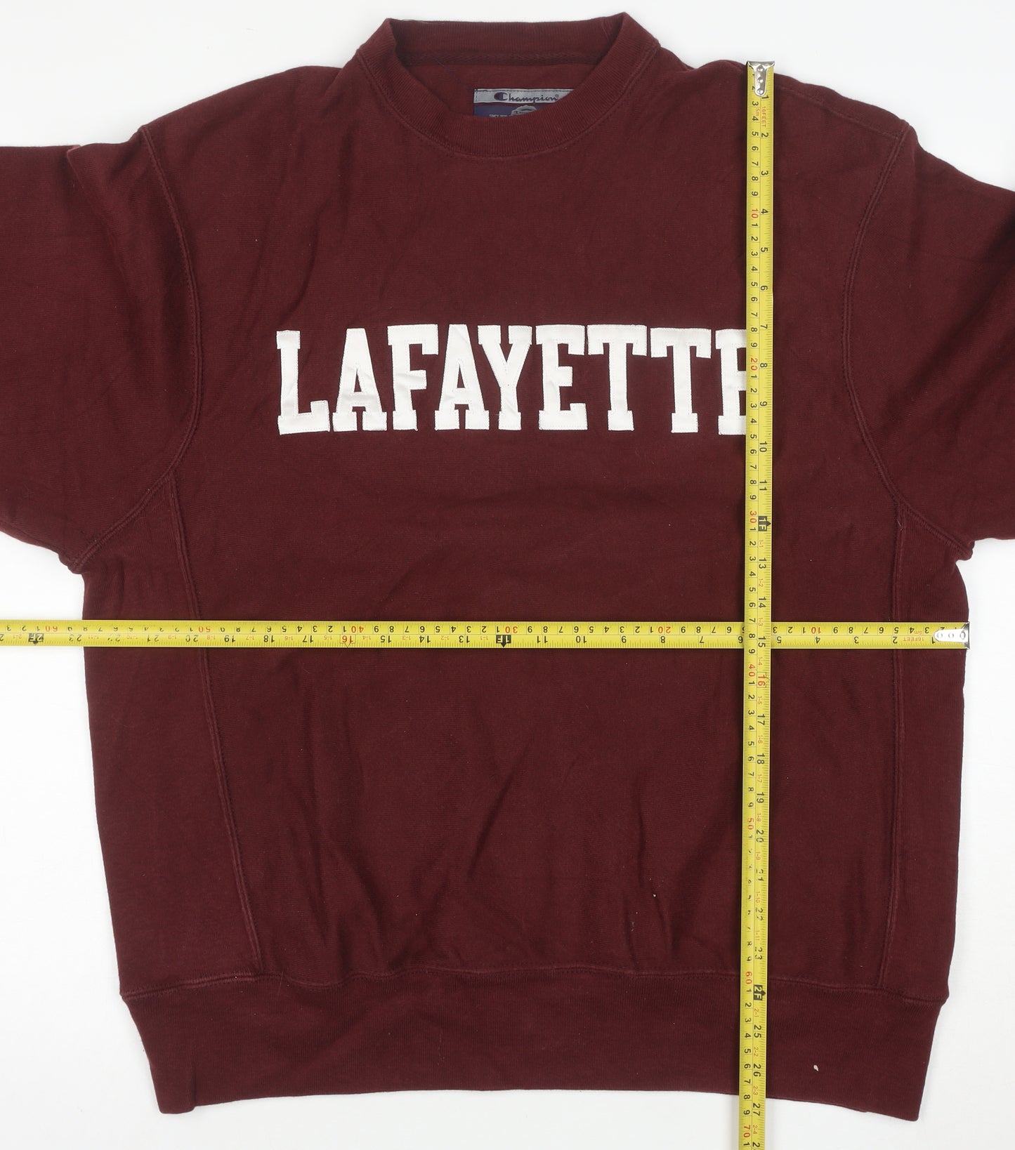 Champion Reverse Weave Men's Red Lafayette Sweatshirt M