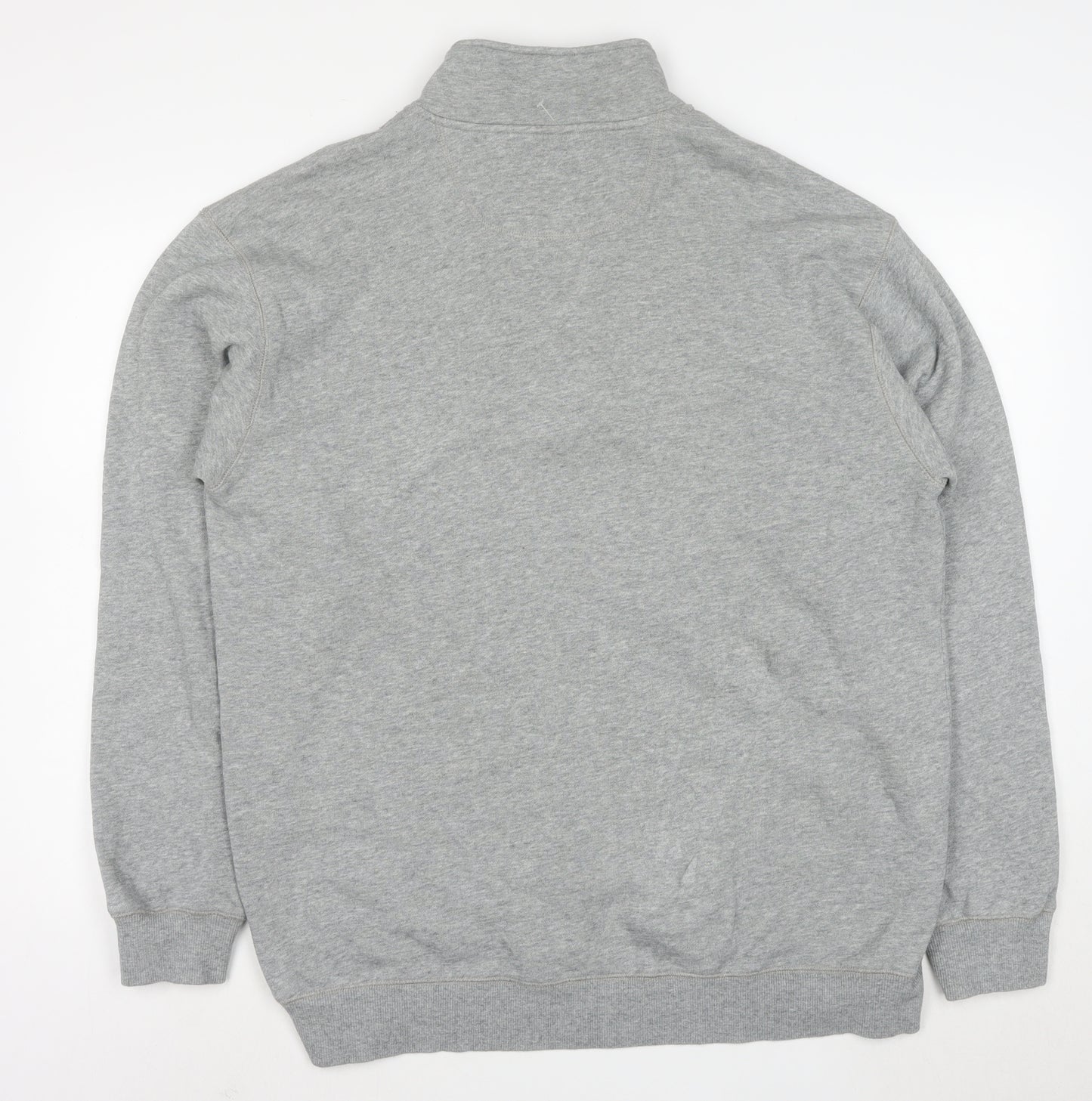 FILA Mens Grey XL 1/4 Zip High Neck Sweatshirt