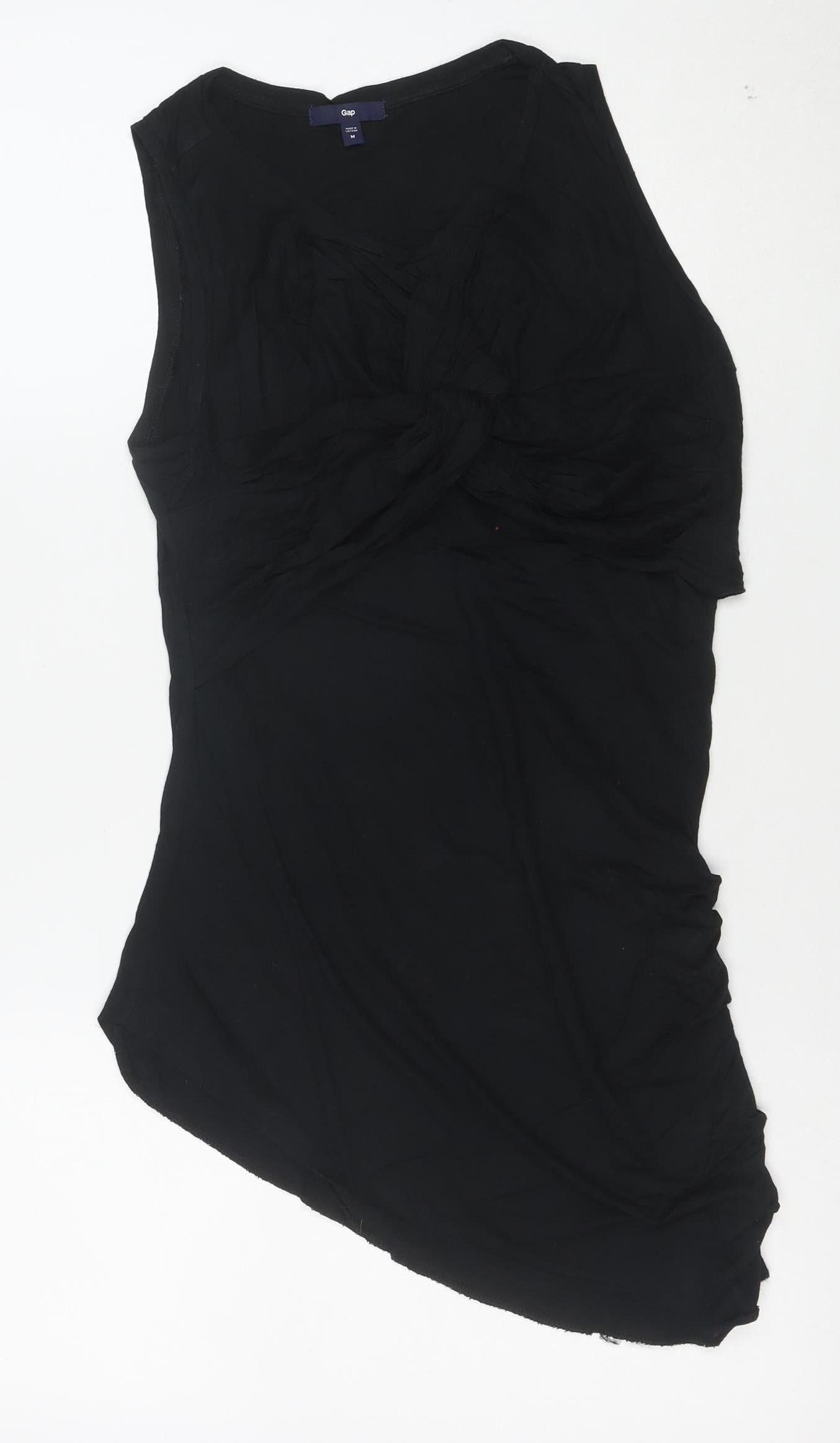 Gap Women’s Black Sleeveless Camisole Top Size M Cotton Modal