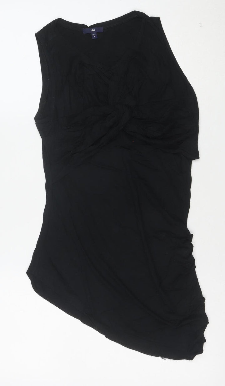 Gap Women’s Black Sleeveless Camisole Top Size M Cotton Modal