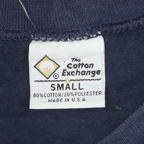 The Cotton Exchange Mens Blue Small UC Berkeley Boalt Hall Pullover Sweatshirt
