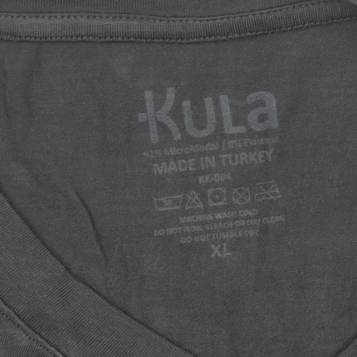 Kula Men's Black XL Short Sleeve Crew Neck T-Shirt