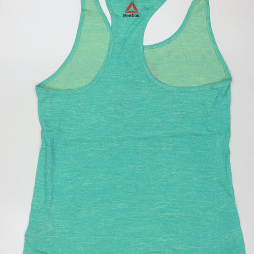 Reebok Women's Green Racerback Sports Tank Top Size M