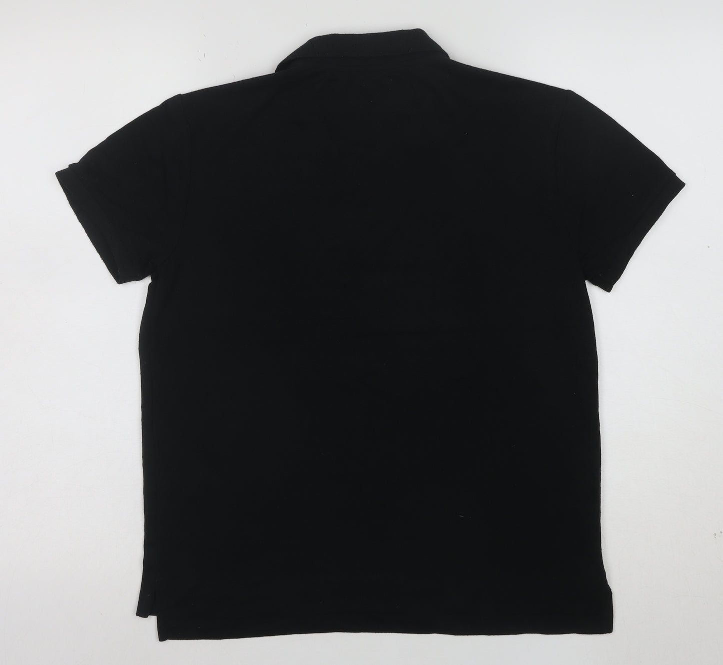 Ralph Lauren Men's Black Classic Fit Earth Polo Shirt M