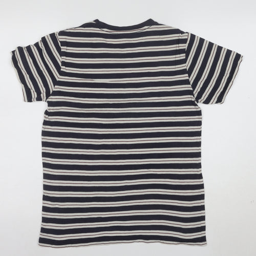 Levi's Men's Navy White Striped Cotton Crew Neck T-Shirt Size S