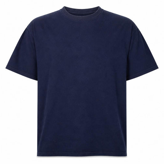 Front view of Premium Men's Navy Scotland The Brave XL Cotton T-Shirt