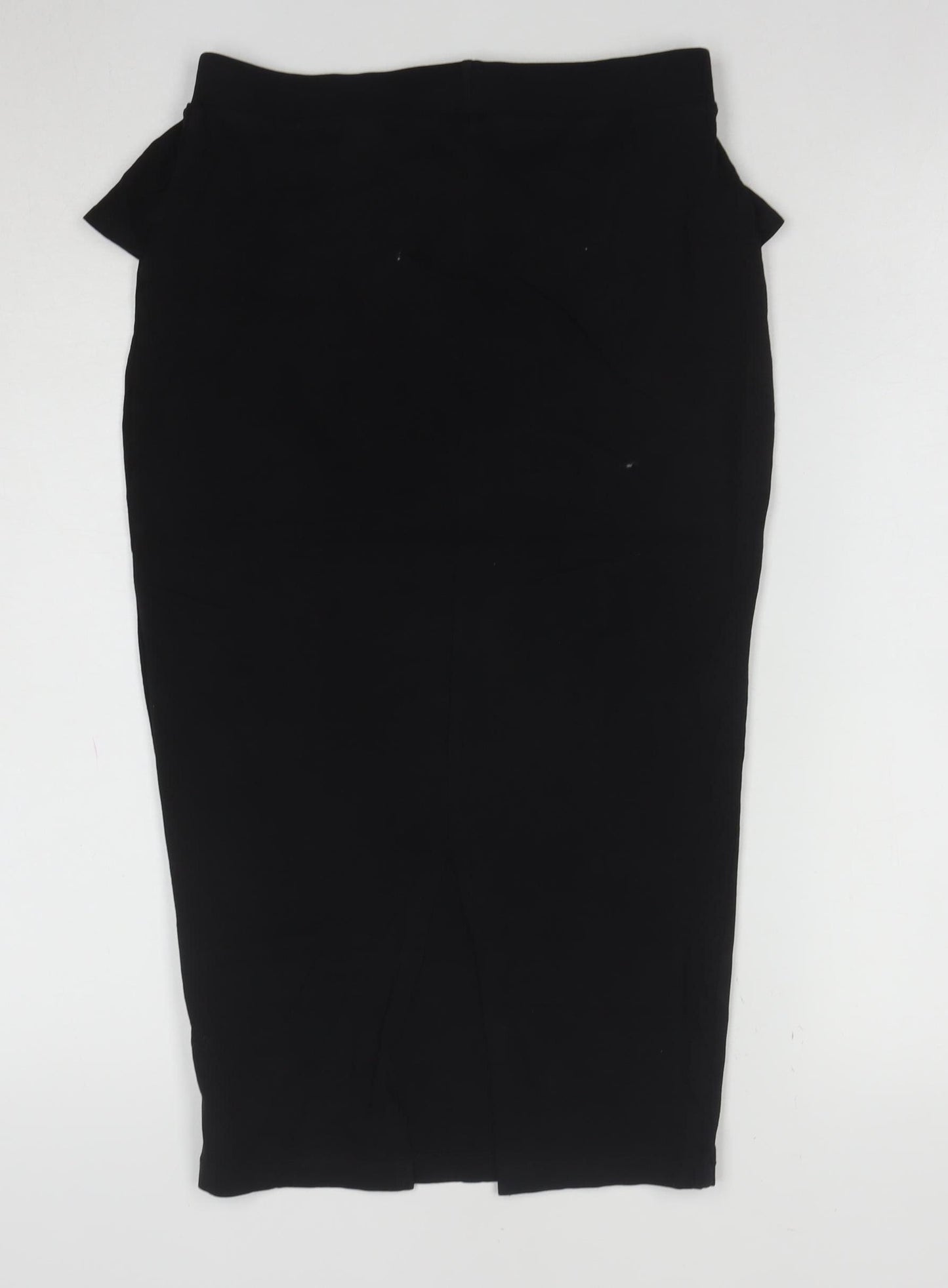 ASOS Women’s Black Cotton Stretch Midi Pencil Skirt Size 10