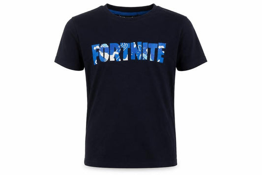 Next Boys Blue Fortnite Graphic Print Cotton T-Shirt 14 Years