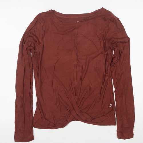 GapFit Women’s Brown Long Sleeve Pullover Jumper Size M