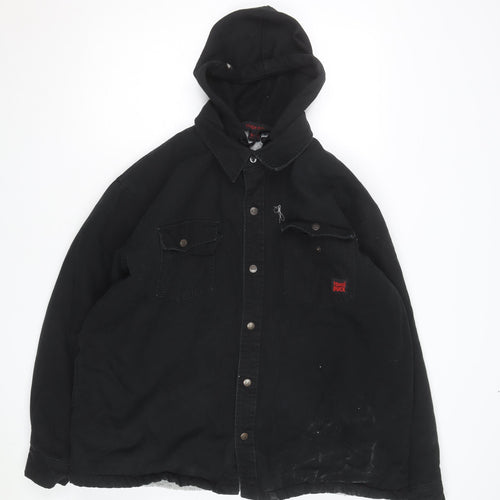 Tough Duck Men's Black XL Utility Hooded Workwear Jacket