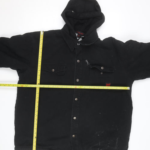 Tough Duck Men's Black XL Utility Hooded Workwear Jacket
