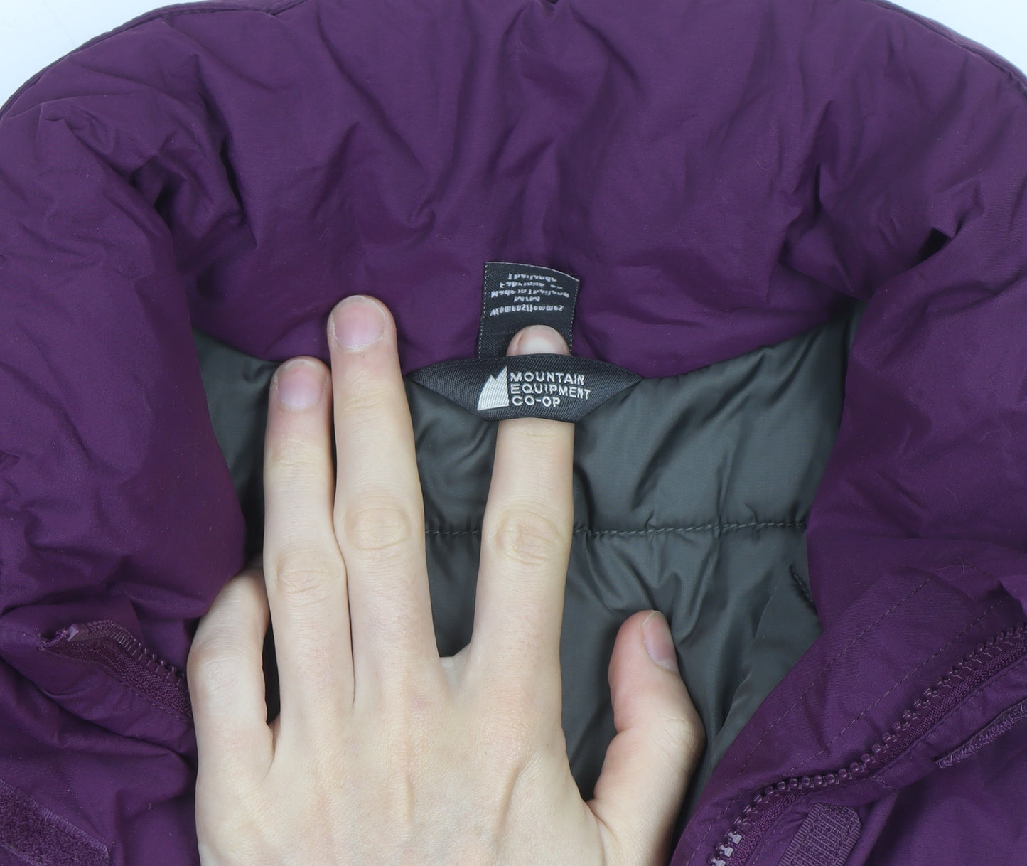 Mountain Equipment Co-op Women’s Purple Mid-Length Puffer Jacket M