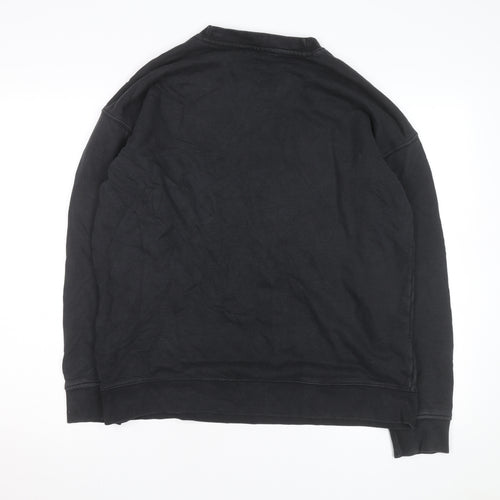 Adidas Womens Black Size 16 Crew Neck Pullover Sweatshirt