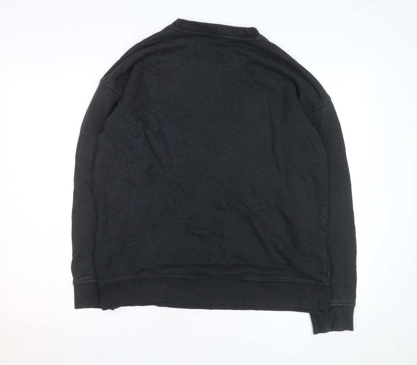Adidas Womens Black Size 16 Crew Neck Pullover Sweatshirt