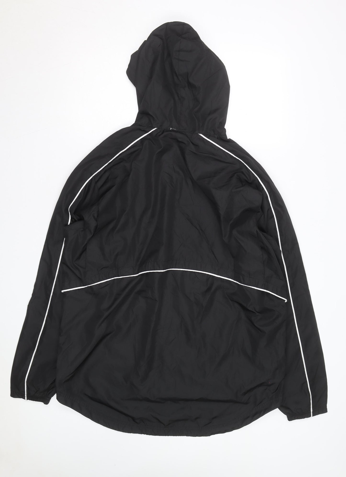 Holloway Men's Black L Windbreaker Jacket Hooded Sportswear