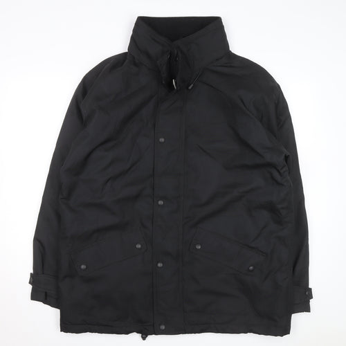 If... Men's Black L Waterproof Padded Jacket Winter Coat