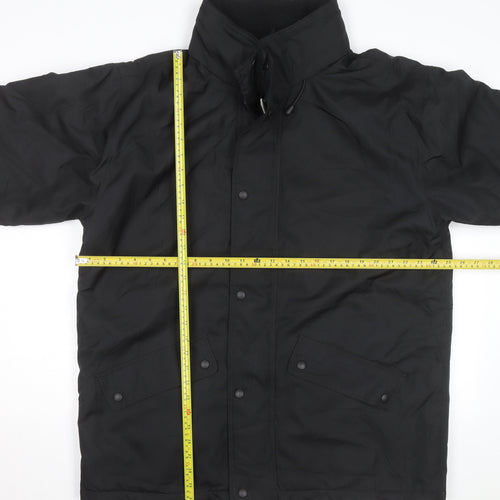 If... Men's Black L Waterproof Padded Jacket Winter Coat