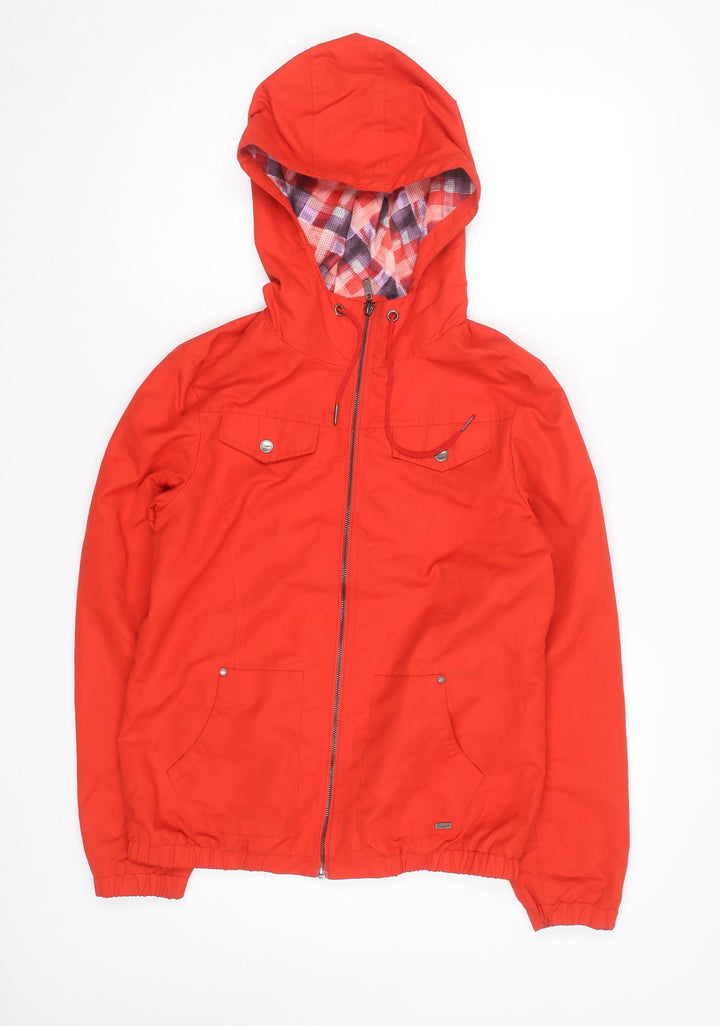 Empyre Men's Red Hooded Windbreaker Jacket Medium Cotton Casual