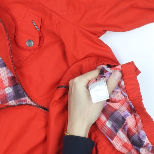 Empyre Men's Red Hooded Windbreaker Jacket Medium Cotton Casual