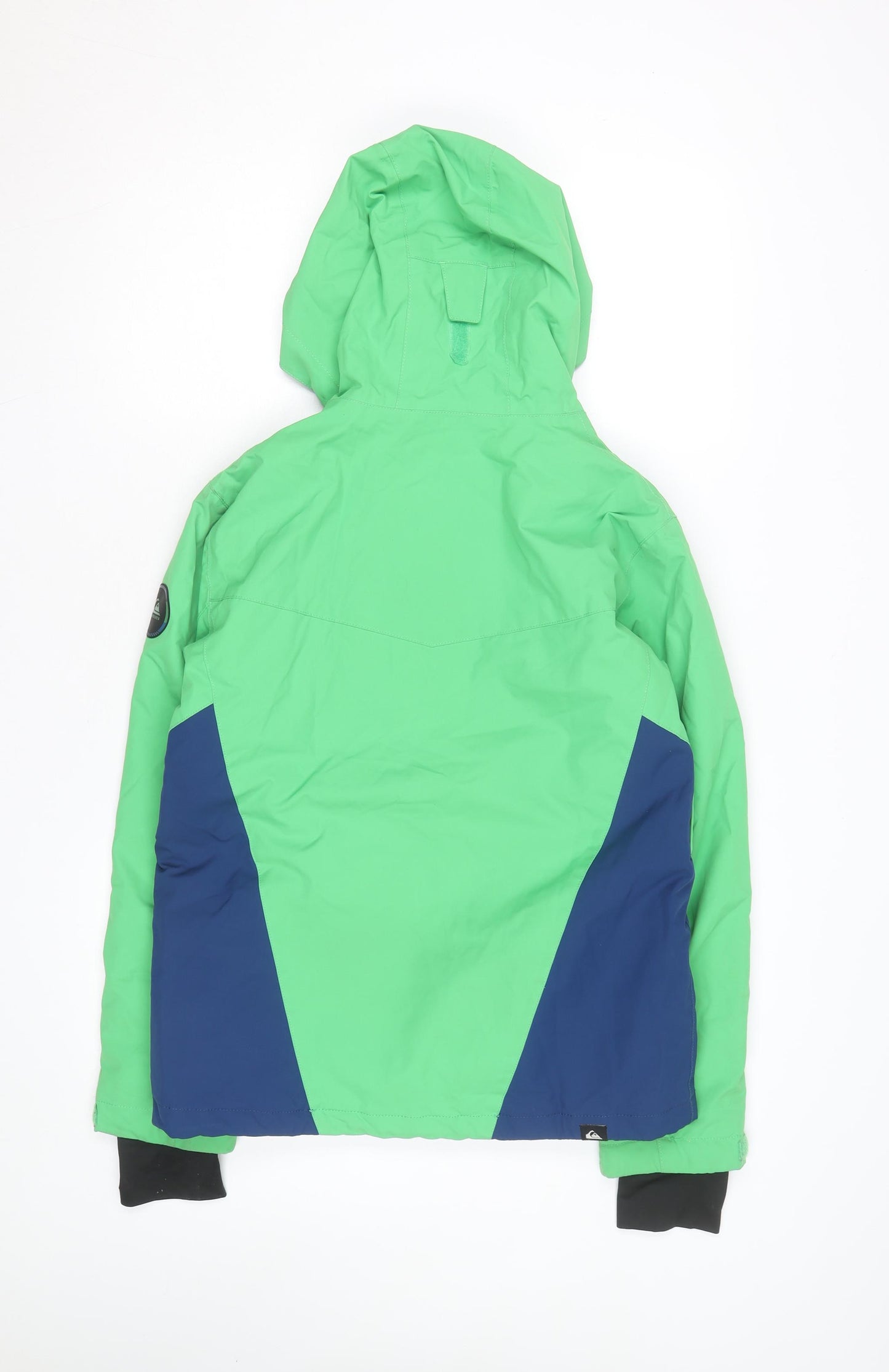 Quiksilver Men’s Green Ski Jacket 2XL Hooded Waterproof Winter Coat