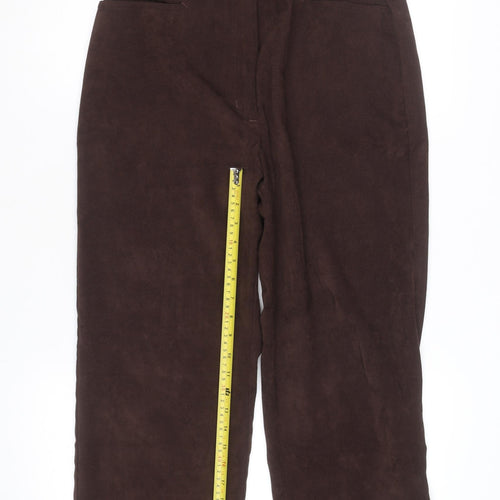 Tradition Country Collection Women's Brown Corduroy Trousers Size 14