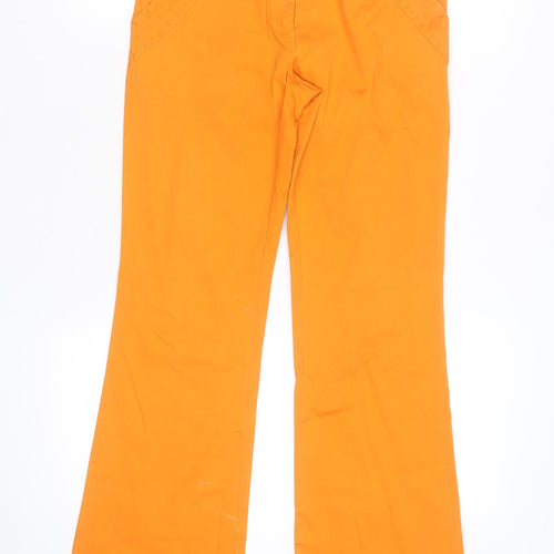 Crash One Powerpuff Girls Orange Teen Flared Chino Trousers Size 14