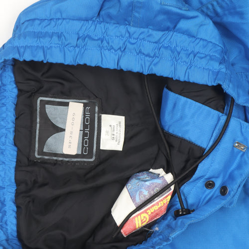 Couloir Men's Blue Red Snow Pants Size 38 Insulated Waterproof