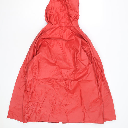 Jonathan Logan Men's Red Hooded Rain Coat Jacket M