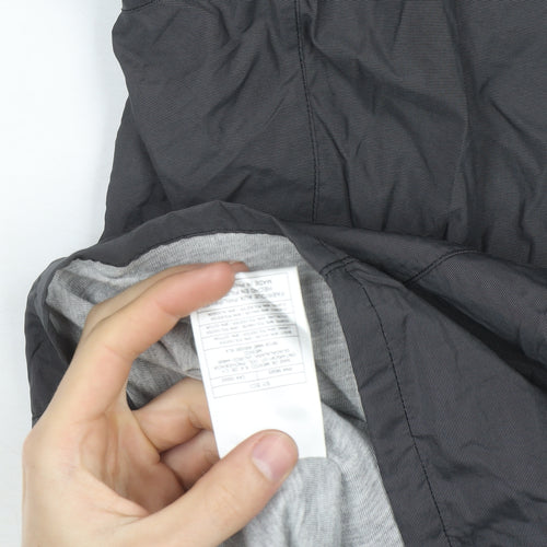 Nike Women's Grey Hooded Windbreaker Jacket Size 10 Lightweight
