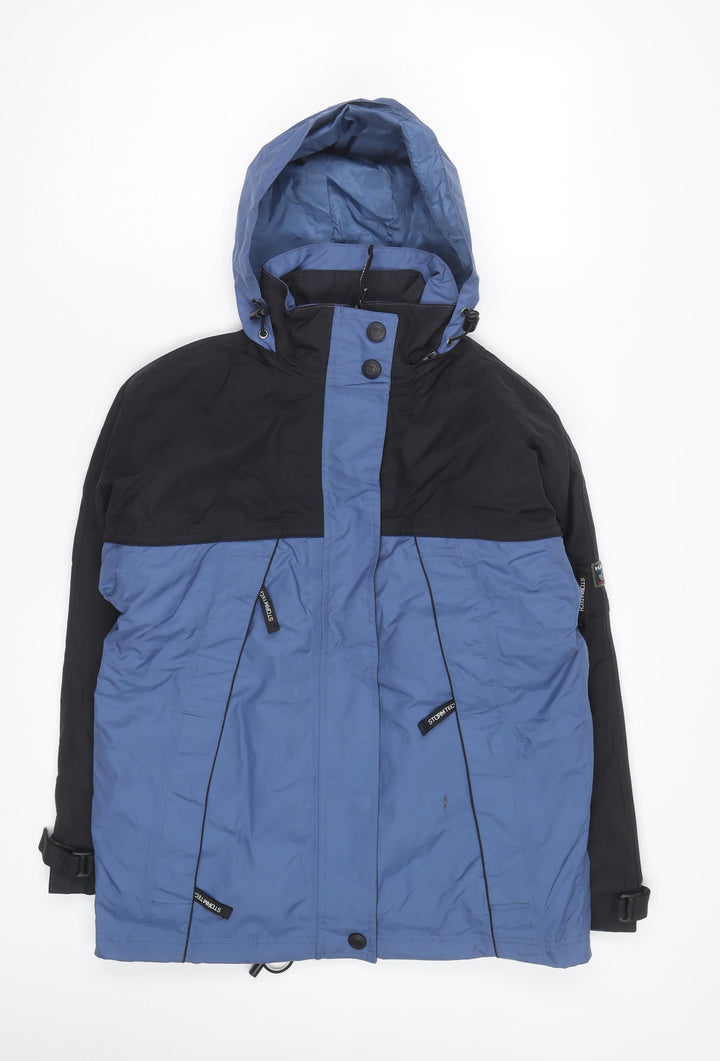 Stormtech Men's Blue Waterproof Hooded Parka Jacket Size S